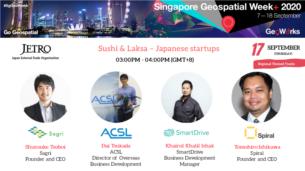 Singapore Geospatial Week+ 2020に登壇